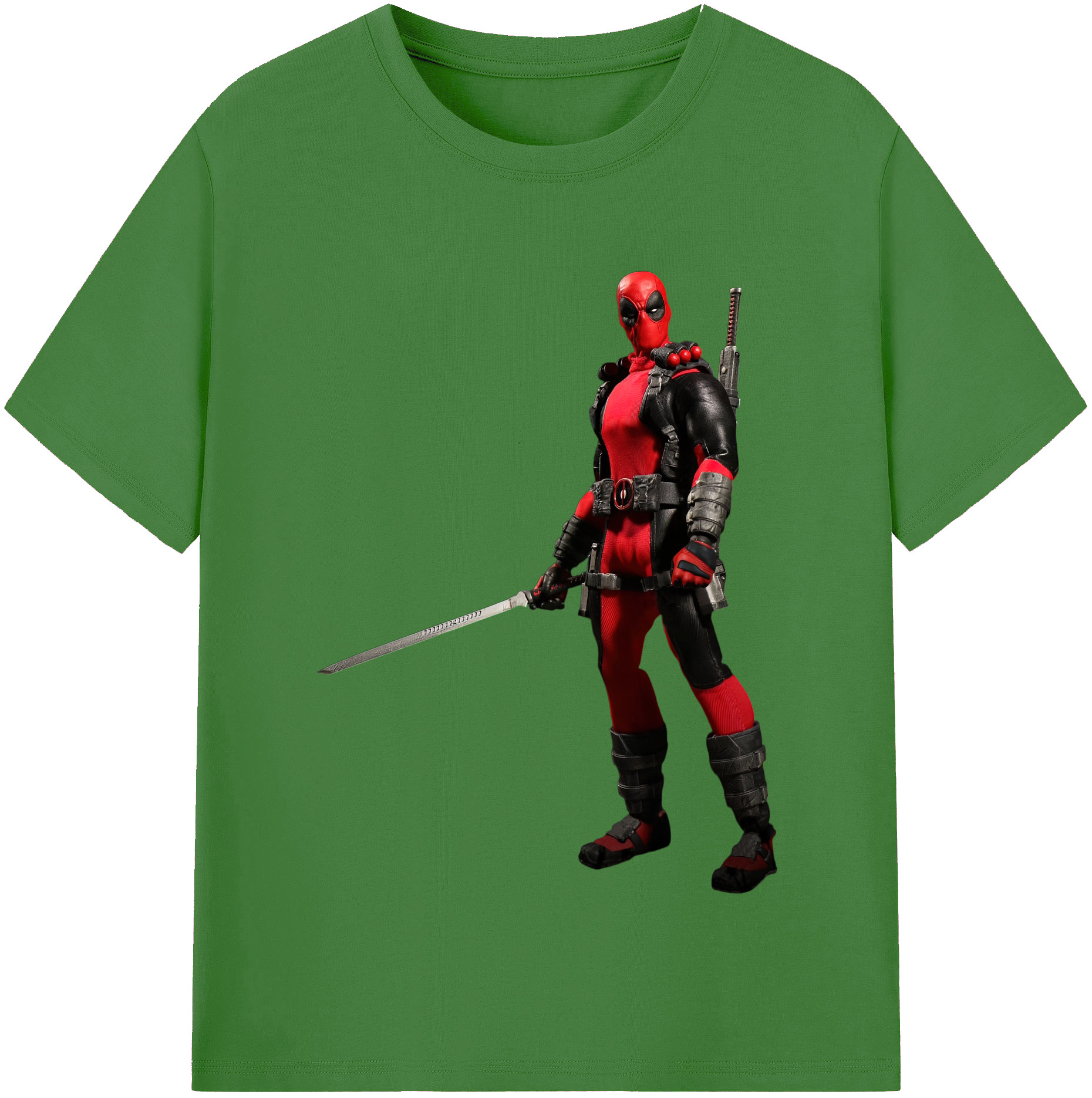 （画像用） Deadpool デッドプール レディースカジュアルプリントTシャツ（綿100％）
